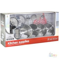 Paslanmaz Çelik Tencere Seti 11 Parça Metal