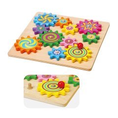 Dişli Çarklar (Ahşap Puzzle Oyuncak)