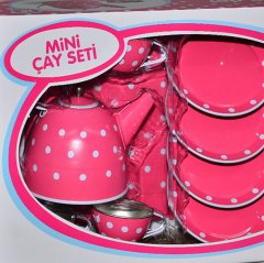 Oyuncak Metal Çay Seti 15Parça Anaokulu Setleri