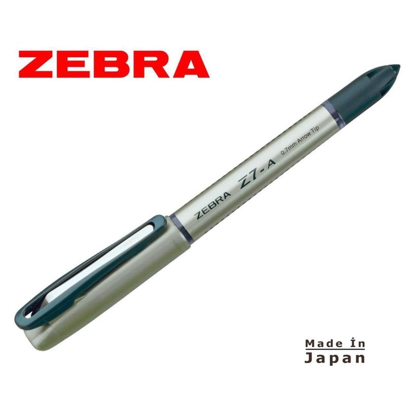 Zebra Roller Kalem 0.7 mm JAPAN Z7-A SYAH Mürekkepli Pilot
