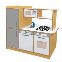 Ahşap Ada Mutfak Merkezi-Anaokulu Set