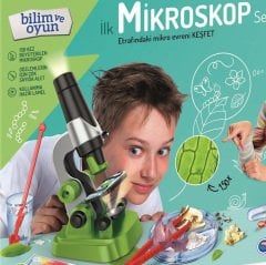İlk Mikroskop Setim (Clementoni Bilim Setleri) 64963