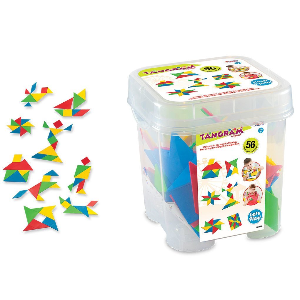Tangram Box 56 Parça (Beceri Oyuncakları)