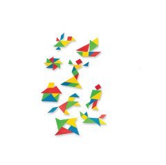 Tangram Box 56 Parça (Beceri Oyuncakları)