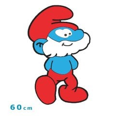 Şirin Baba 60 cm Ahşap Duvar Süsleri Modeli