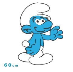 Şirin 60 cm Anaokulu Ahşap Duvar Süsleri