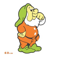 Cüce 60 cm Ahşap Anaokulu Duvar Süsleri