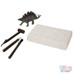 Fosil Kazı Seti (Figürlü 3D Dinozor Stegosaurus) Crazoo