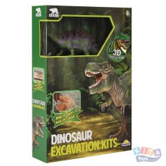 Fosil Kazı Seti (Figürlü 3D Dinozor Stegosaurus) Crazoo