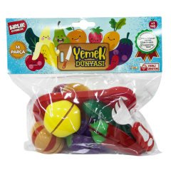 Meyve Sebze Kesme Seti 14 p (Yemek Dünyası Oyuncak)