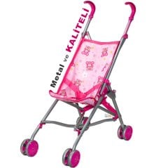 Baston Metal Puseti (Oyuncak Katlanabilir Bebek Arabası)