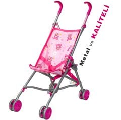 Baston Metal Puseti (Oyuncak Katlanabilir Bebek Arabası)