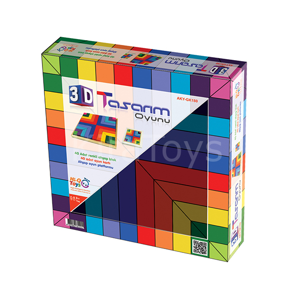 3D Tasarım (Zeka Geliştirici Pattern Oyunu)