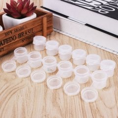 Boş Şerit Boya Kapları 3 ml Plastik 6'lı Tüp