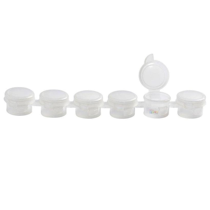 Boş Şerit Boya Kapları 3 ml Plastik 6'lı Tüp