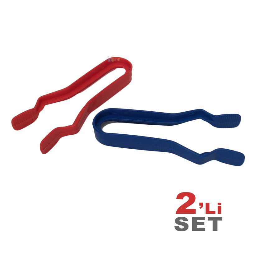 Aktarma Cımbızı 2'Li Set (Sıkıştırılabilir Maşa Eğitim Materyali)