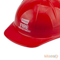 İtfaiyeci Kaskı (Oyuncak Çocuk Bareti) 868 Kırmızı