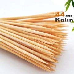 Kalın Çöp Şiş Çubuğu 4 mm Kalınlık (Etkinlik Çubukları)