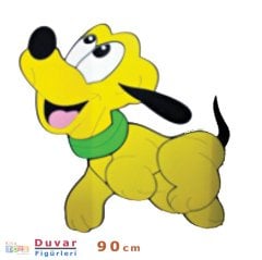 Ahşap Dolap Figürü Köpek-Duvar Süsü 90cm