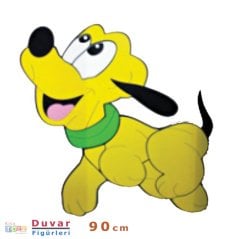 Ahşap Dolap Figürü Köpek-Duvar Süsü 90cm
