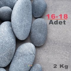 Taş Boyama 2 Kg Doğal Çakıl Taşı Tasarım (Dere)
