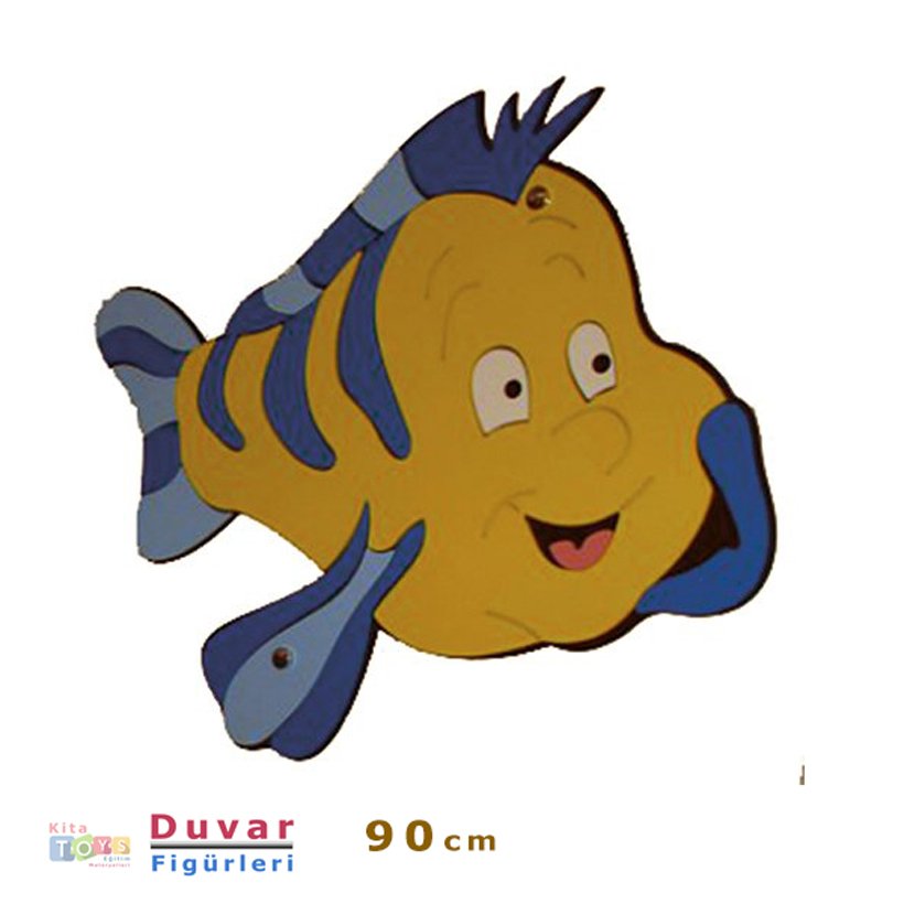 Palyaço Balığı Ahşap Dolap Figürü-90 cm