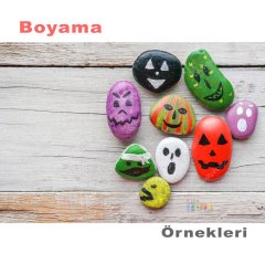 Taş Boyama (Dere Taşı) 1 Kg Doğal Etkinlik Taşları