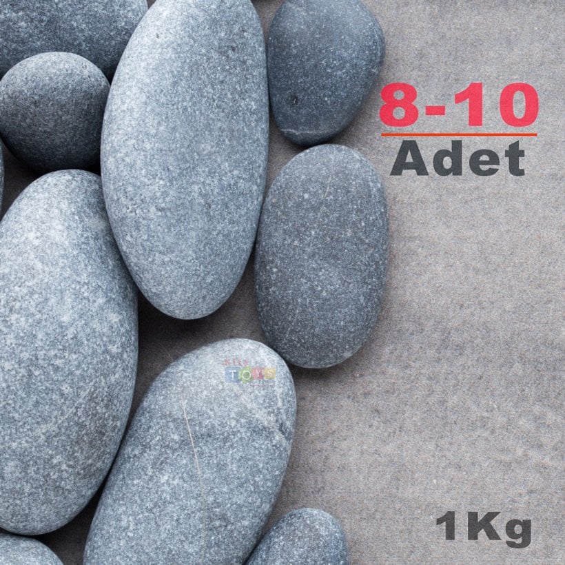 Taş Boyama (Dere Taşı) 1 Kg Doğal Etkinlik Taşları