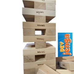 DEVASA Jenga Blokları JG6 ÇAM Ahşap Büyük Boy Denge Oyunu