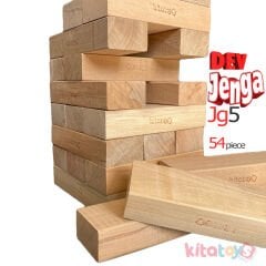 DEV Jenga Blokları JG5 (KAYIN Ahşap Büyük Boy Denge Oyunu) Jumbo
