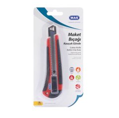 Kauçuk Gövde Maket Bıçağı-Büyük Metal Ağızlı