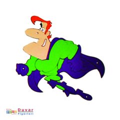 Süper Kahraman Ahşap Dolap-Duvar Figürü-90cm