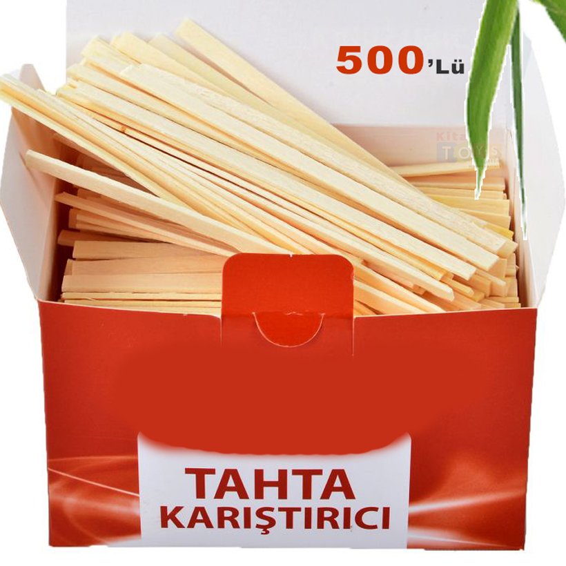 Ahşap Çubuklar 500'Lü (Çay Karıştırıcı) Etkinlik Çubuğu