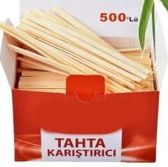 Ahşap Çubuklar 500'Lü (Çay Karıştırıcı) Etkinlik Çubuğu