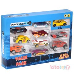 10'Lu Metal Araba Seti Kutulu 2627 Minik