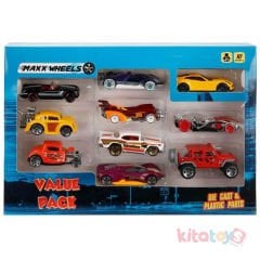 10'Lu Metal Araba Seti Kutulu 2627 Minik