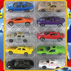 10'Lu Metal Araba Seti (Minik Şehir Araçları) Kutulu GW-355927