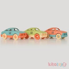 3'Lü Arabalar Somon Yeşil Turkuaz 30812 (Kara Taşıtı Oyuncak Minik Otomobil)