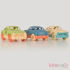 3'lü Arabalar Yeşil Bej Mavi 30812 (Kara Taşıtı Oyuncak Minik Otomobil)