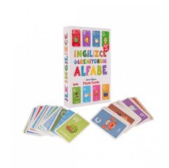 İngilizce Öğreniyorum ALFABE-Flash Kartlı-1284