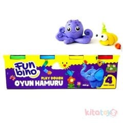 Oyun Hamuru 4 Renk 460 Gr FUNBİNO
