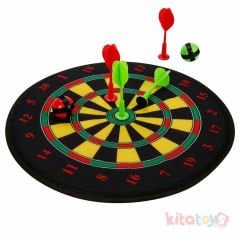 Cırtlı İğnesiz Dart Seti Oyunu 36 cm (Spor Malzemesi-Toplu Hedef Oyunu)
