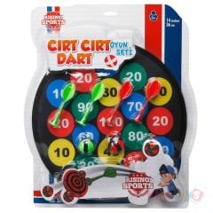 Cırtlı İğnesiz Dart Seti Oyunu 36 cm (Spor Malzemesi-Toplu Hedef Oyunu)
