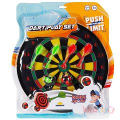 Cırtlı İğnesiz Dart Seti Oyunu 36 cm (Spor Malzemesi-Toplu Hedef Oyunu)