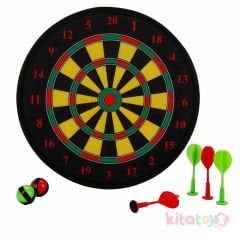 Cırtlı İğnesiz Dart Seti Oyunu 36 cm (Spor Malzemesi-Toplu Hedef Oyunu)