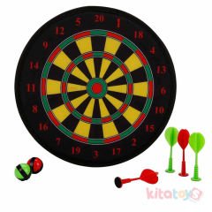 Cırtlı İğnesiz Dart Seti Oyunu 36 cm (Spor Malzemesi-Toplu Hedef Oyunu)