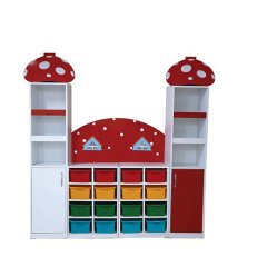 Mantar Figürlü Dolap Seti