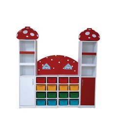 Mantar Figürlü Dolap Seti