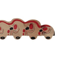 Ahşap Tırtıl 5 Parça Puzzle