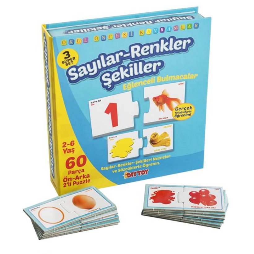 Sayılar-Renkler-Şekiller (Sert Mukavva) 1444